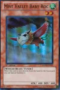 Mist Valley Baby Roc HA02-EN013 card from Hidden Arsenal 2