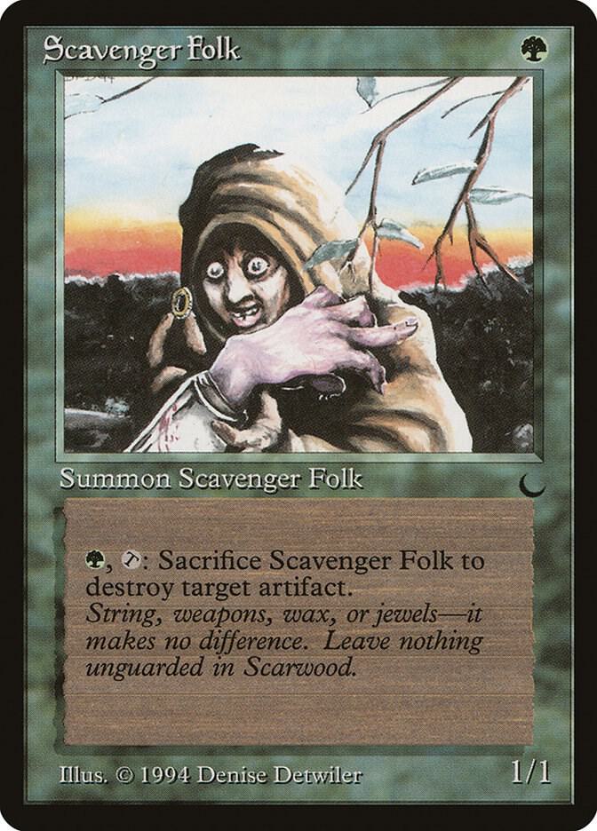 Scavenger Folk card from The Dark
