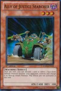 Ally of Justice Searcher HA02-EN019 card from Hidden Arsenal 2