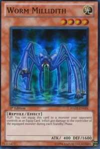 Worm Millidith HA02-EN024 card from Hidden Arsenal 2