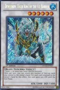 Dewloren, Tiger King of the Ice Barrier HA02-EN027 card from Hidden Arsenal 2
