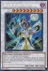 Ally of Justice Field Marshal HA02-EN030 card from Hidden Arsenal 2