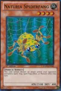 Naturia Spiderfang HA02-EN040 card from Hidden Arsenal 2
