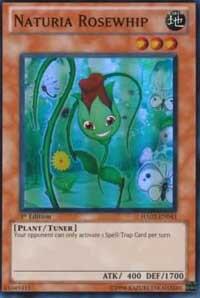 Naturia Rosewhip HA02-EN041 card from Hidden Arsenal 2