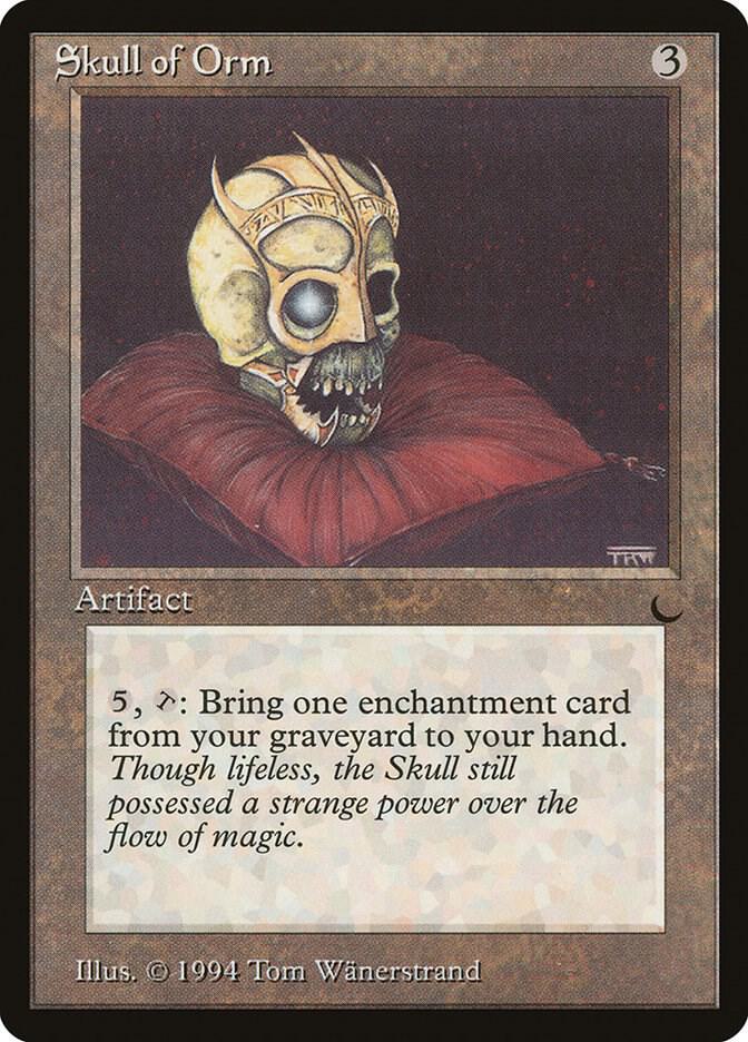 Skull of Orm card from The Dark