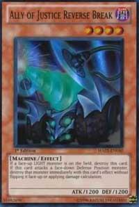 Ally of Justice Reverse Break HA02-EN050 card from Hidden Arsenal 2