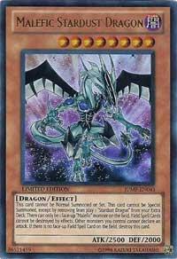 Malefic Stardust Dragon JUMP-EN043 card from Shonen Jump Magazine Promos