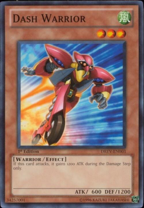 Dash Warrior DREV-EN003 card from Duelist Revolution