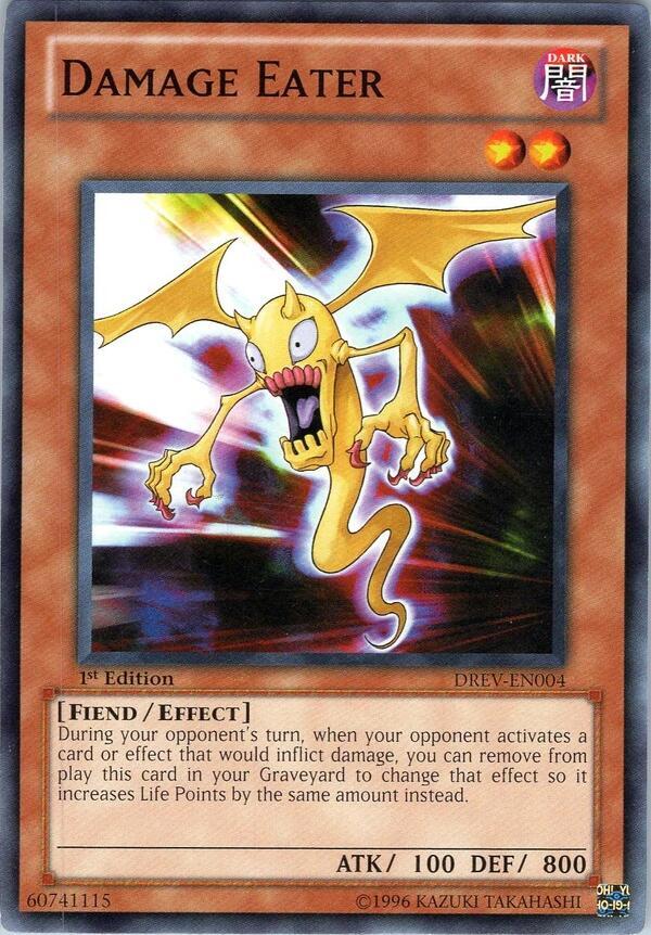 Damage Eater DREV-EN004 card from Duelist Revolution