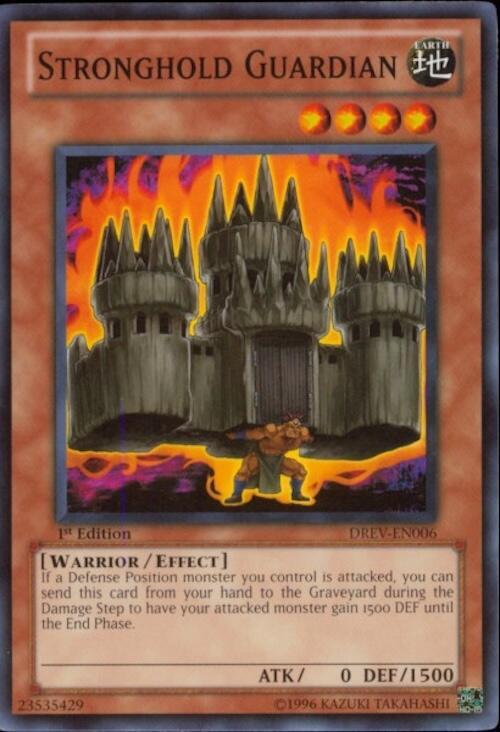 Stronghold Guardian DREV-EN006 card from Duelist Revolution