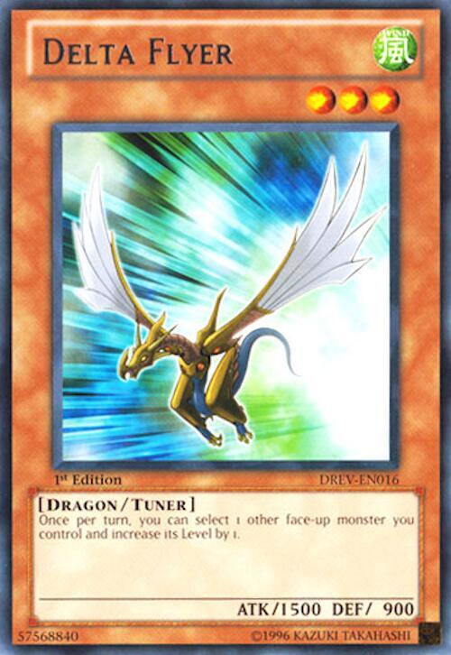 Delta Flyer DREV-EN016 card from Duelist Revolution