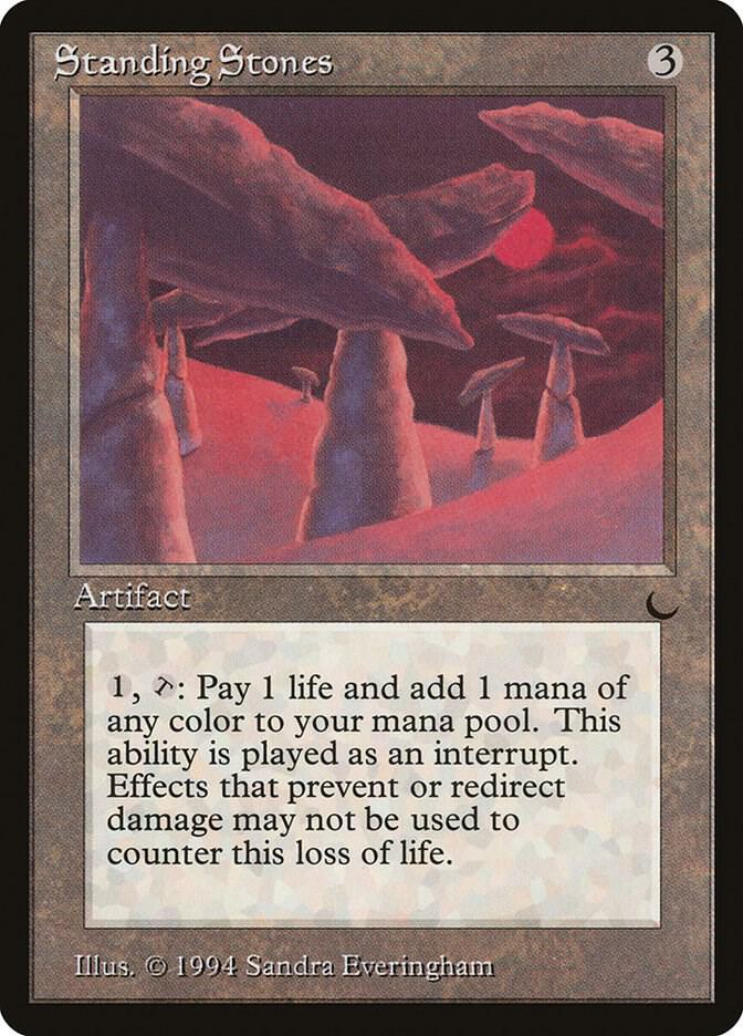 Standing Stones card from The Dark