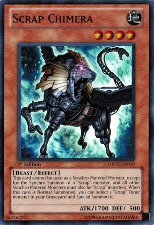 Scrap Chimera DREV-EN019 card from Duelist Revolution
