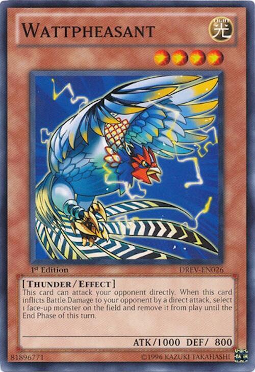 Wattpheasant DREV-EN026 card from Duelist Revolution