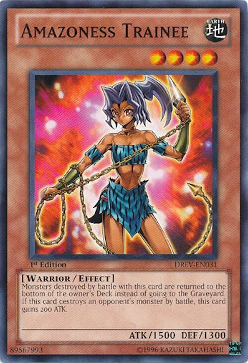 Amazoness Trainee DREV-EN031 card from Duelist Revolution
