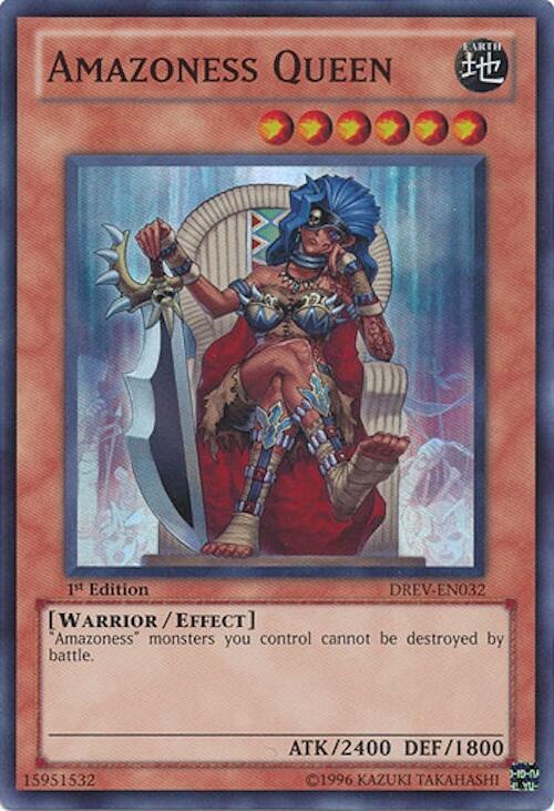 Amazoness Queen DREV-EN032 card from Duelist Revolution