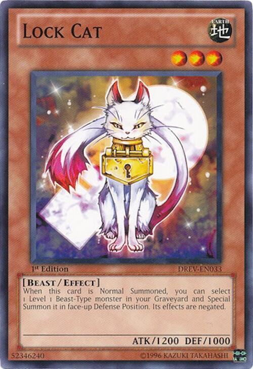 Lock Cat DREV-EN033 card from Duelist Revolution