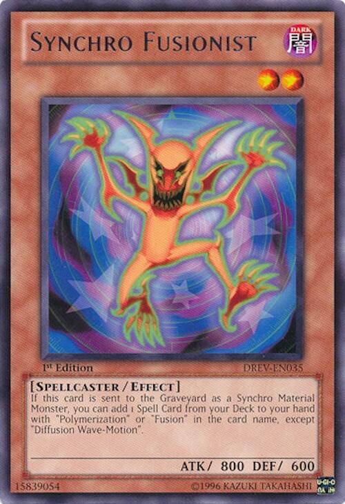 Synchro Fusionist DREV-EN035 card from Duelist Revolution