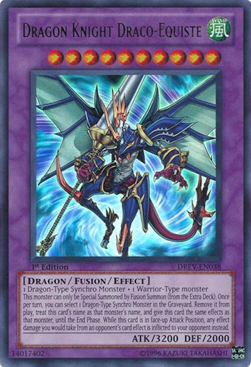 Dragon Knight Draco-Equiste DREV-EN038 card from Duelist Revolution