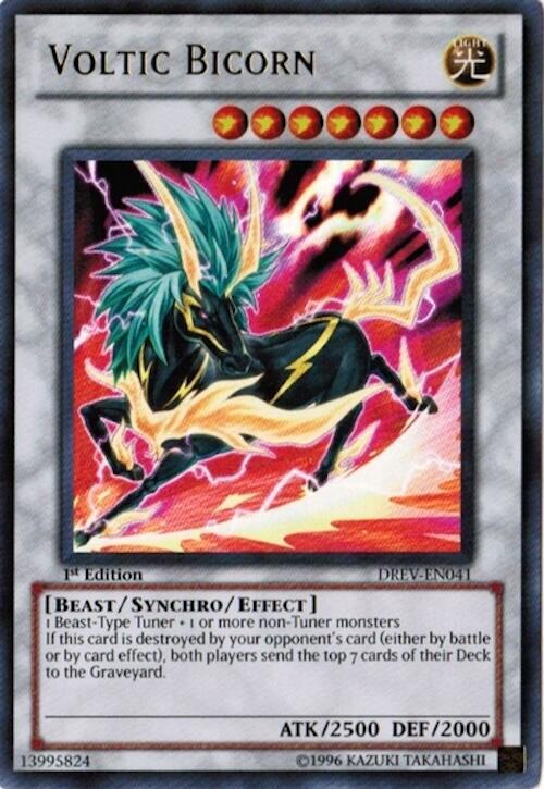 Voltic Bicorn DREV-EN041 card from Duelist Revolution
