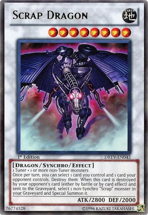 Scrap Dragon DREV-EN043 card from Duelist Revolution