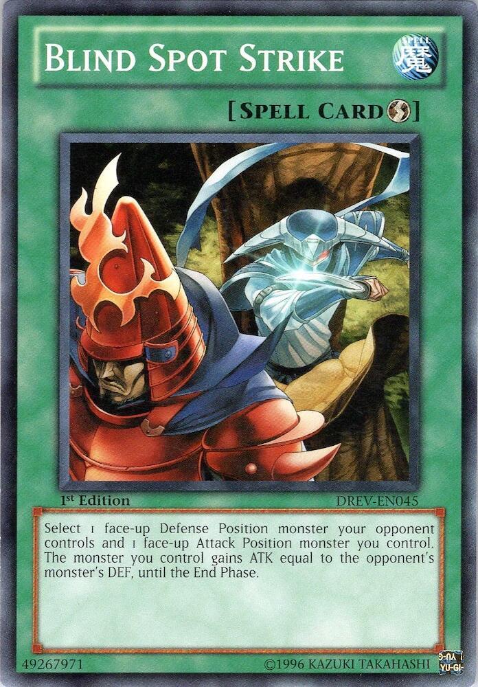 Blind Spot Strike DREV-EN045 card from Duelist Revolution