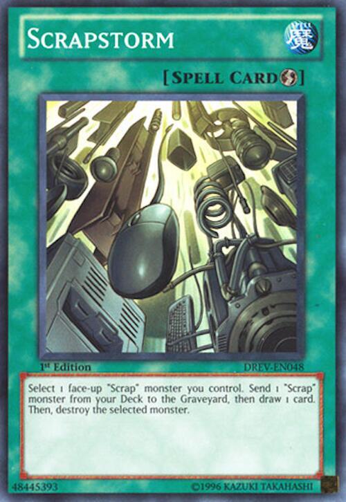 Scrapstorm DREV-EN048 card from Duelist Revolution