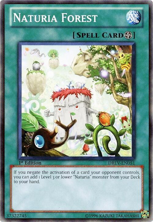 Naturia Forest DREV-EN051 card from Duelist Revolution