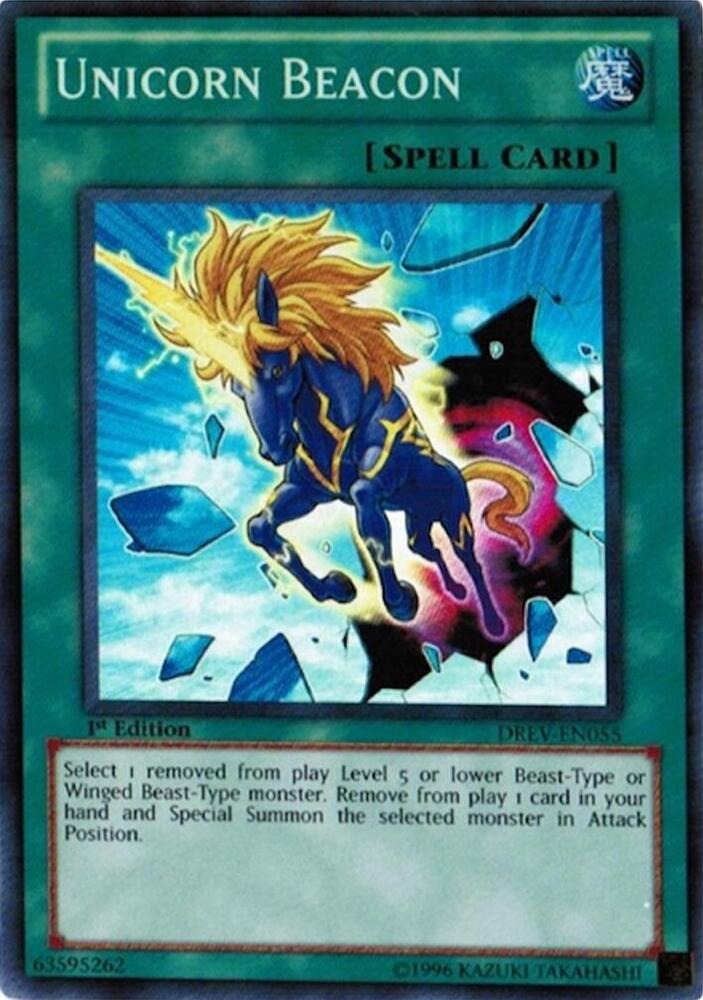 Unicorn Beacon DREV-EN055 card from Duelist Revolution