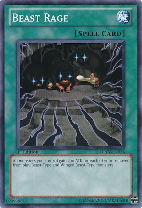 Beast Rage DREV-EN056 card from Duelist Revolution