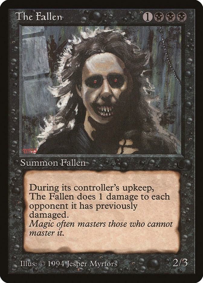 The Fallen card from The Dark