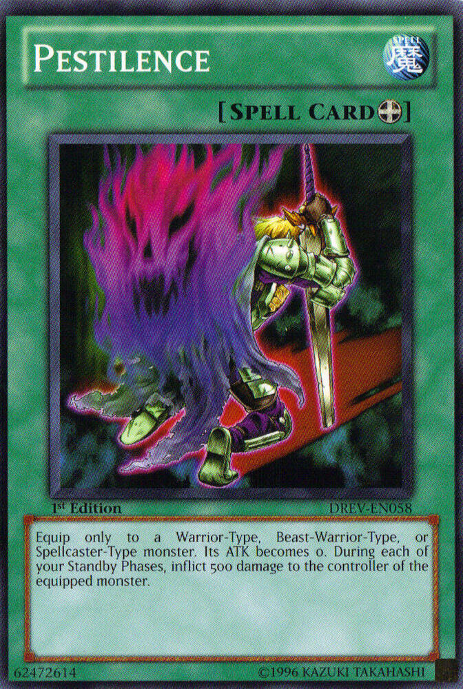 Pestilence DREV-EN058 card from Duelist Revolution