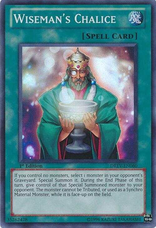 Wiseman's Chalice DREV-EN060 card from Duelist Revolution