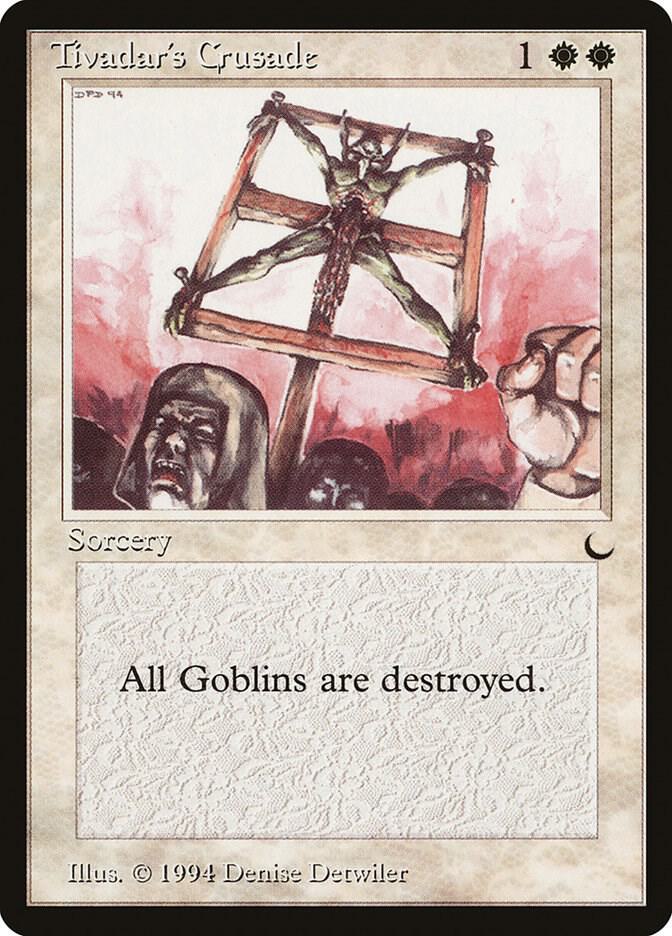Tivadar's Crusade card from The Dark