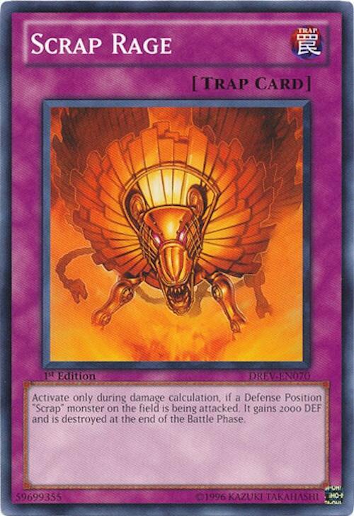 Scrap Rage DREV-EN070 card from Duelist Revolution
