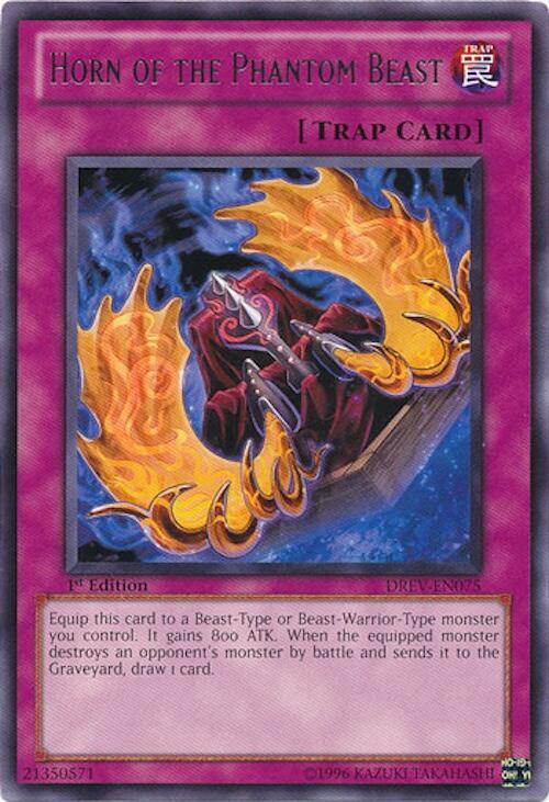 Horn of the Phantom Beast DREV-EN075 card from Duelist Revolution