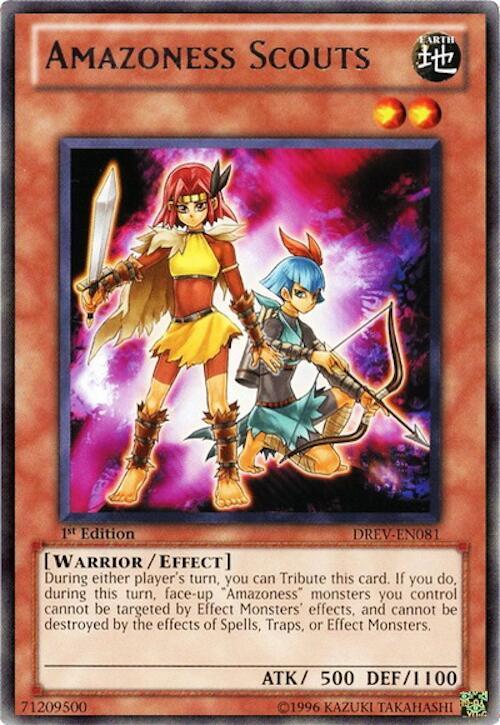 Amazoness Scouts DREV-EN081 card from Duelist Revolution