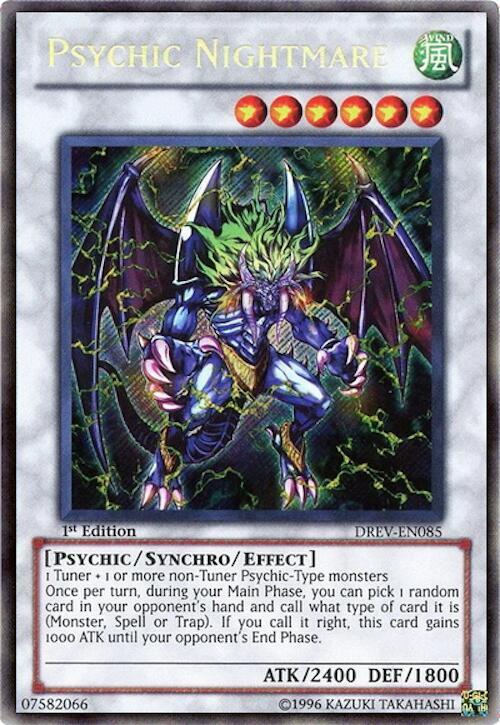 Psychic Nightmare DREV-EN085 card from Duelist Revolution