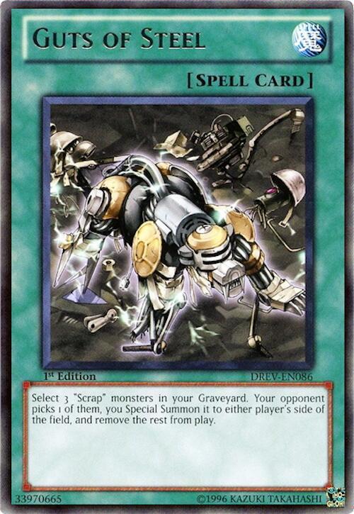 Guts of Steel DREV-EN086 card from Duelist Revolution