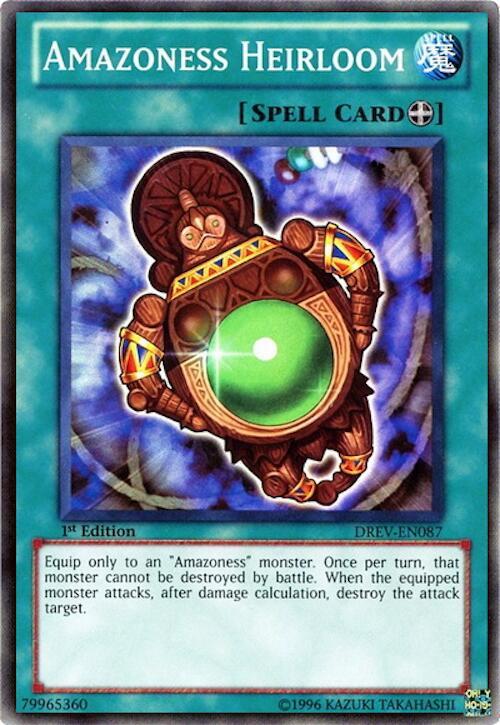 Amazoness Heirloom DREV-EN087 card from Duelist Revolution