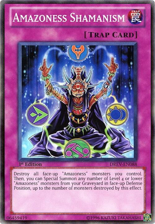Amazoness Shamanism DREV-EN088 card from Duelist Revolution