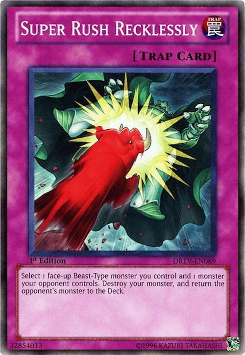 Super Rush Recklessly DREV-EN089 card from Duelist Revolution
