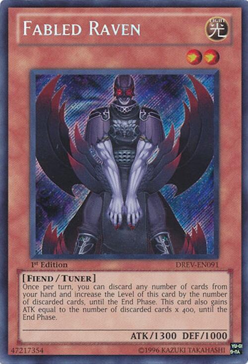Fabled Raven DREV-EN091 card from Duelist Revolution