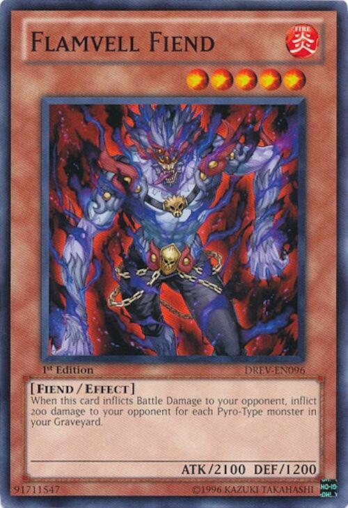 Flamvell Fiend DREV-EN096 card from Duelist Revolution