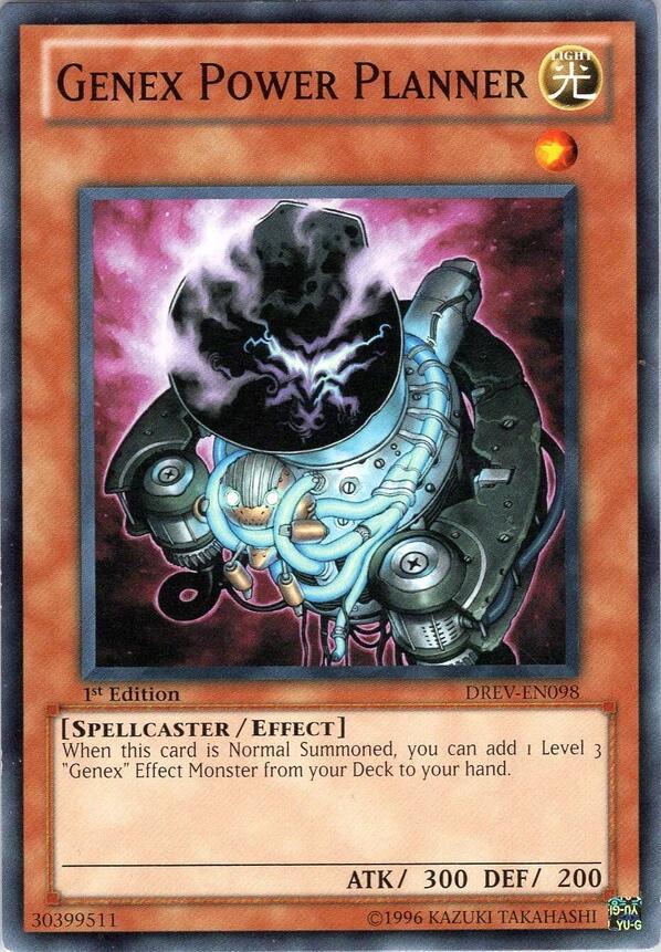 Genex Power Planner DREV-EN098 card from Duelist Revolution