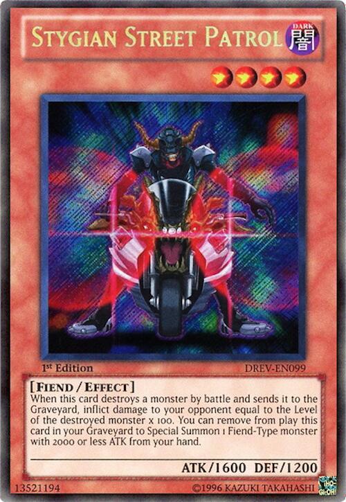 Stygian Street Patrol DREV-EN099 card from Duelist Revolution