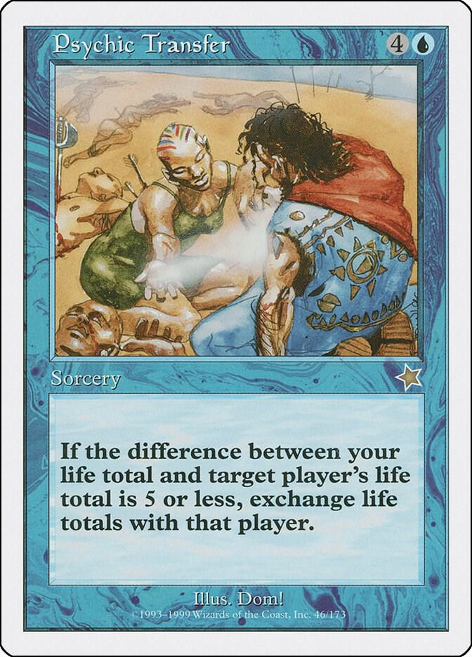 Psychic Transfer 46 card from Starter 1999
