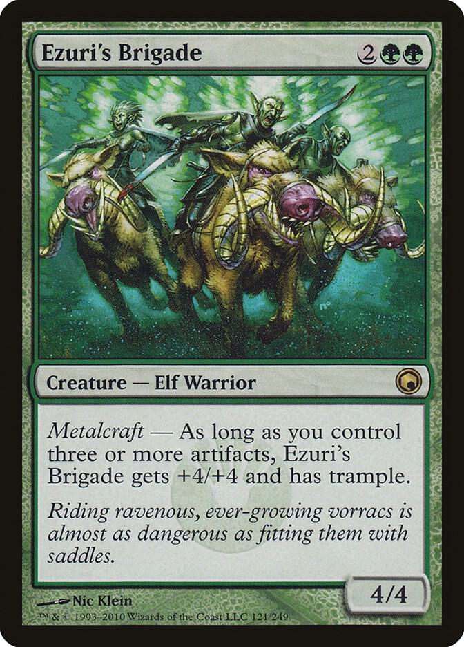 Ezuri's Brigade 121 card from Scars of Mirrodin