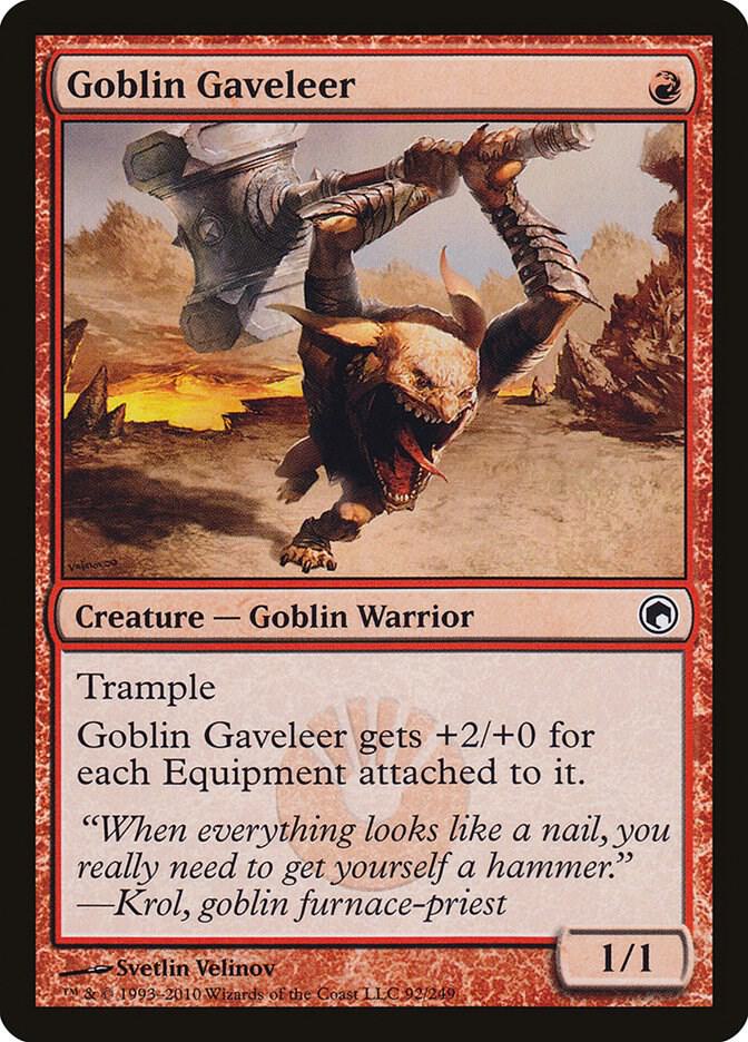 Goblin Gaveleer 92 card from Scars of Mirrodin