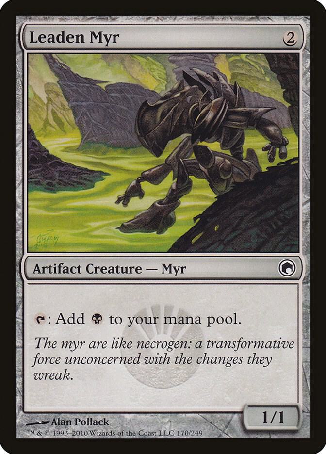 Leaden Myr 170 card from Scars of Mirrodin